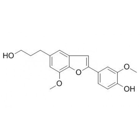 2-4-Hydroxy-3-methoxyphenyl-7-methoxy-5-benzofuranpropanol