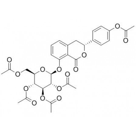 (3R)-Hydrangenol 8-O-glucoside Pentaacetate