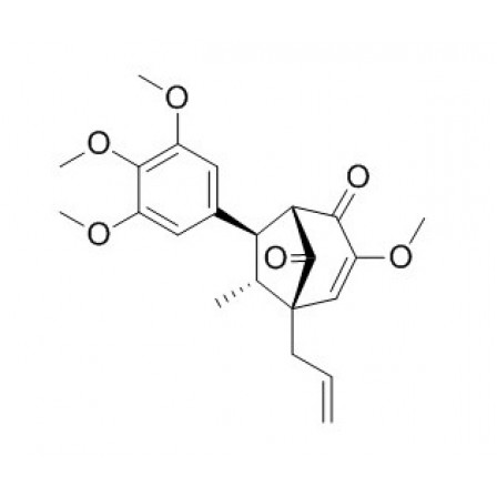 5-Allyl-3-methoxy-6-methyl-7-(3,4,5-trimethoxyphenyl)bicyclo[3.2.1]oct-3-ene-2,8-dione