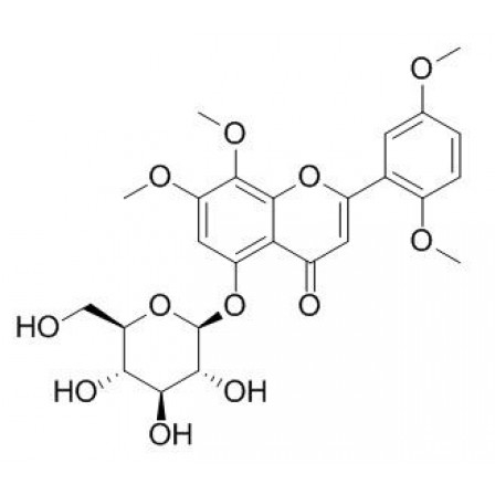 5-Hydroxy-7,8,2',5'-tetramethoxyflavone 5-O-glucoside 5-Hydroxy-7,8,2',5'-tetramethoxyflavone 5-O-glucoside