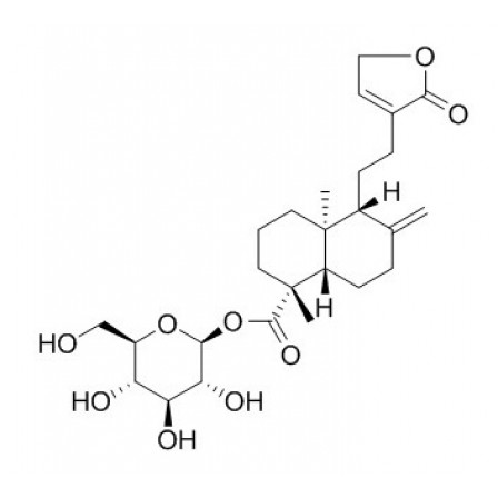 19-[(beta-D-glucopyranosyl)oxy]-19-oxo-ent-labda-8(17),13-dien-16,15-olide