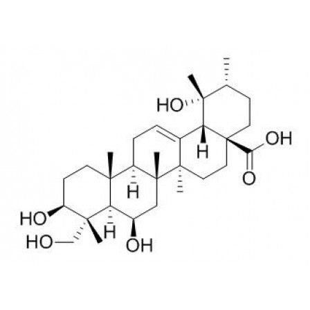 3,6,19,23-Tetrahydroxy-12-ursen-28-oic Acid