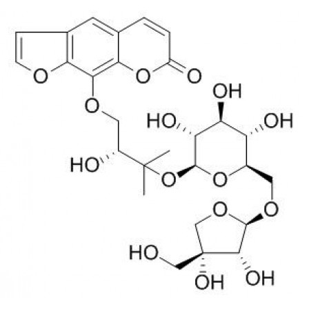 Heraclenol 3'-O-[beta-D-apiofuranosyl-(1-6)-beta-D-glucopyranoside]