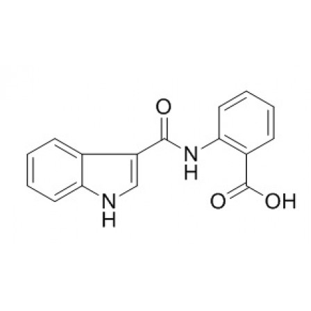 2-(1H-Indole-3-carboxamido)benzoic Acid