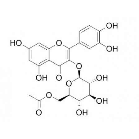 Quercetin-3-O-glucose-6''-acetate