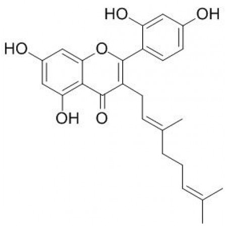 5,7,2',4'-Tetrahydroxy-3-geranylflavone