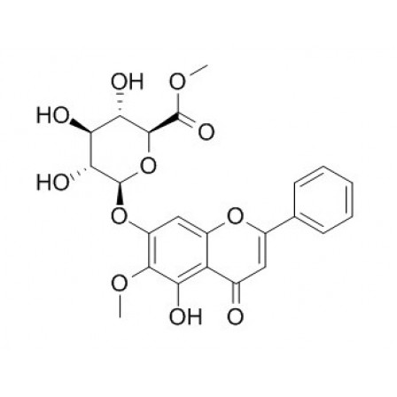 Oroxylin A 7-O-beta-D-glucuronide Methyl Ester