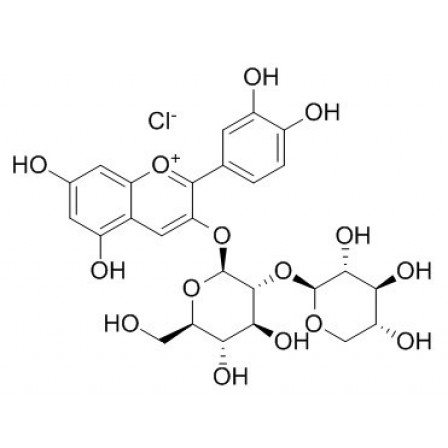 Cyanidin-3-O-sambubioside Chloride