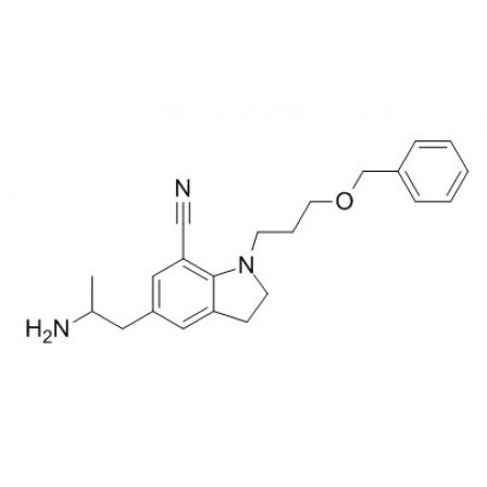 5-[(2R)-2-Aminopropyl]-2,3-dihydro-1-[3-(phenylmethoxy)propyl]-1H-indole-7-carbonitrile