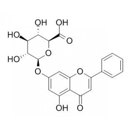 Chrysin 7-O-beta-D-glucopyranuronoside