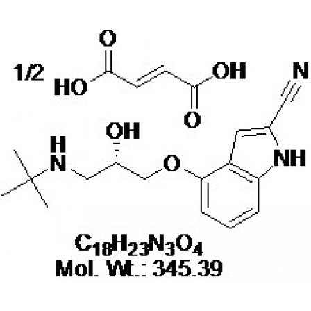 S(-)-Cyanopindolol Hemifumarate S(-)-Cyanopindolol Hemifumarate