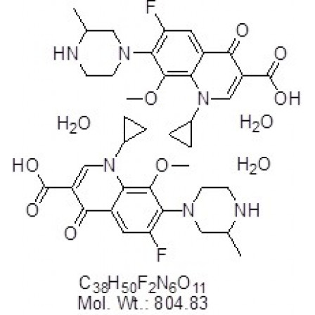 Gatifloxacin Sesquihydrate