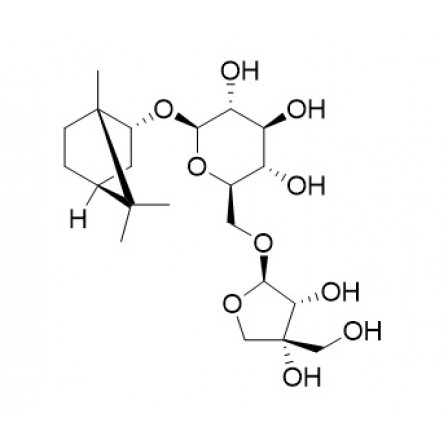 Borneol 7-O-[beta-D-apiofuranosyl-(1->6)]-beta-D-glucopyranoside
