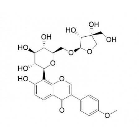 Formononetin-8-C-β-D-apiofuranosyl-(1→6)-O-β-D-glucopyranoside