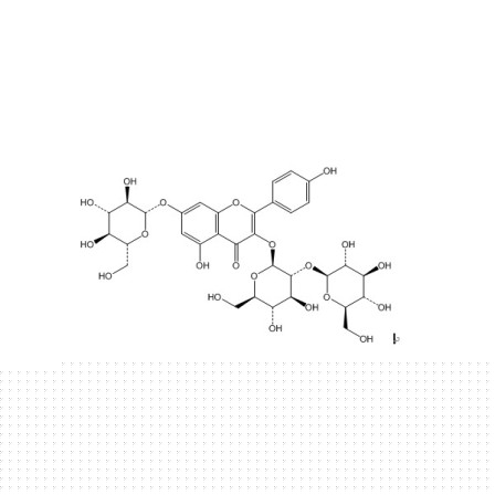 Kaempferol 3-sophoroside-7-glucoside